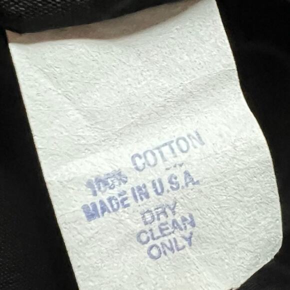 Galleria Sport Velvet Cropped Floral Blazer Jacket 100% Cotton Sz 10 Black - Picture 10 of 11